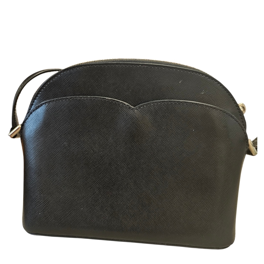 Kate Spade Black Leather Payton Dome Crossbody - Picture 4 of 14